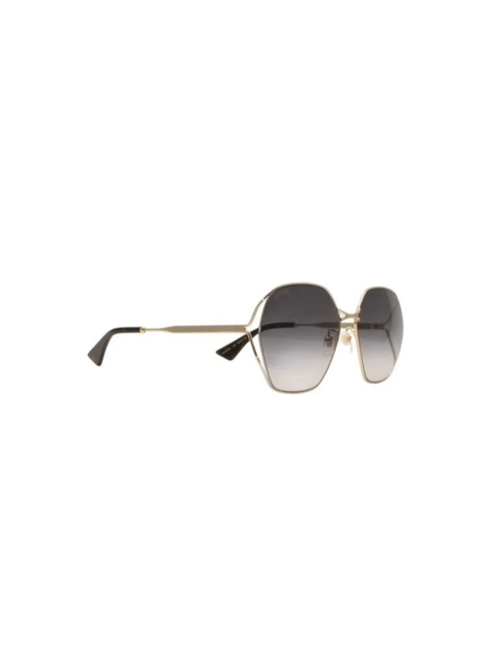 Gucci Sunglasses Eyewear 63 Gold Gray Metal Acetate